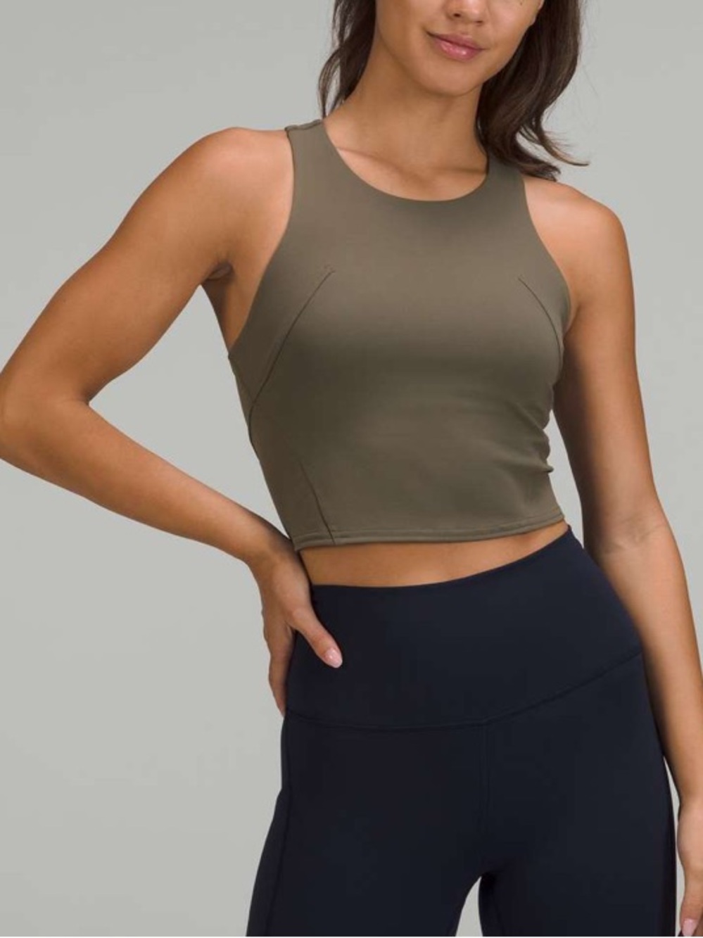 Lululemon Invigorate Training Tank Top Carob Brown
